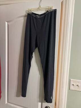 Free Country Men's Microtech Heat Base Layer Leggings, Large, Charcoal